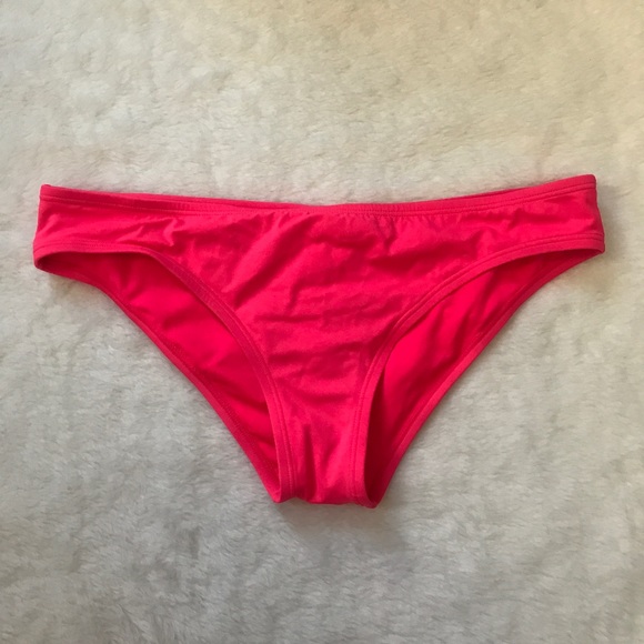 NWOT CATALINA Pink Ruched Bikini Bottom - Picture 3 of 3